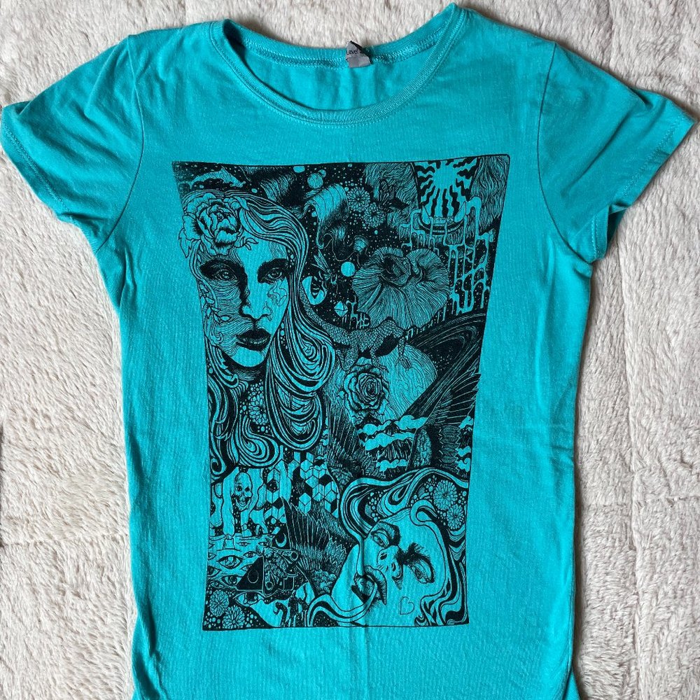 Psychedelic Art Graphic T Shirt